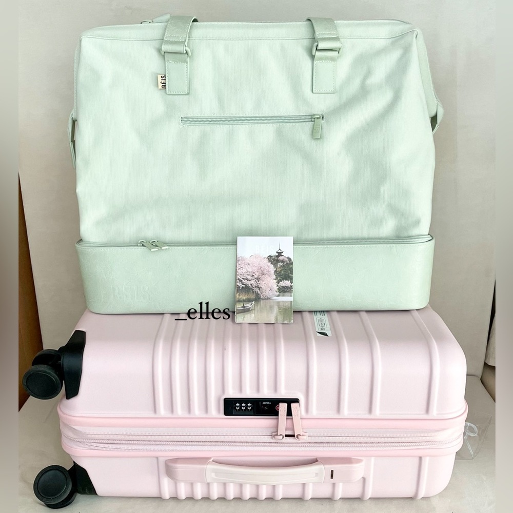 Béis Matcha green Weekender (Rare)